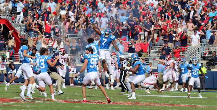 Sam Williams Ole Miss vs Arkansas